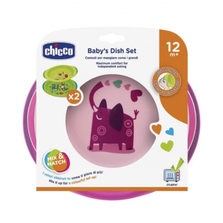 Set Platos para Bebés - Baby Dish Set 12m+