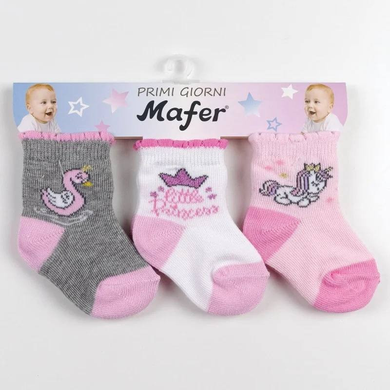 Medias para Bebés - Rosa 3pack