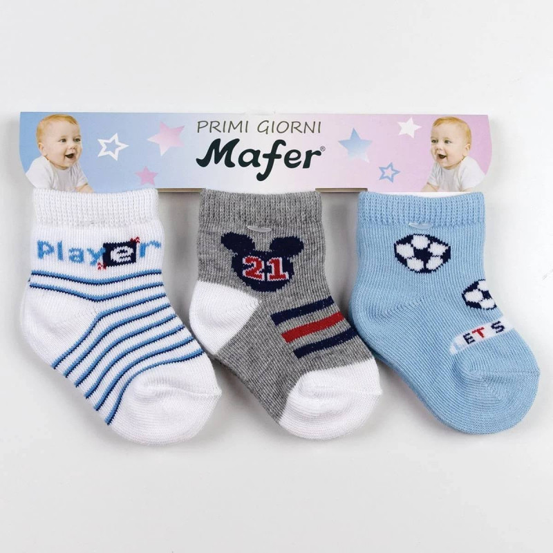 Medias para Bebés - Azul 3pack