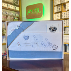 Juego de Cuna para Bebés - Azul 3 pcs