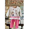 Conjunto Enguatada + Pantalón Rosa- para Niñas 2pcs