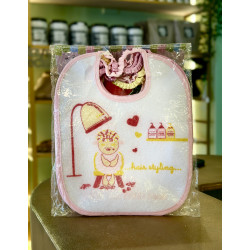 Pack de Baberos Rosa - para Bebés 6pcs