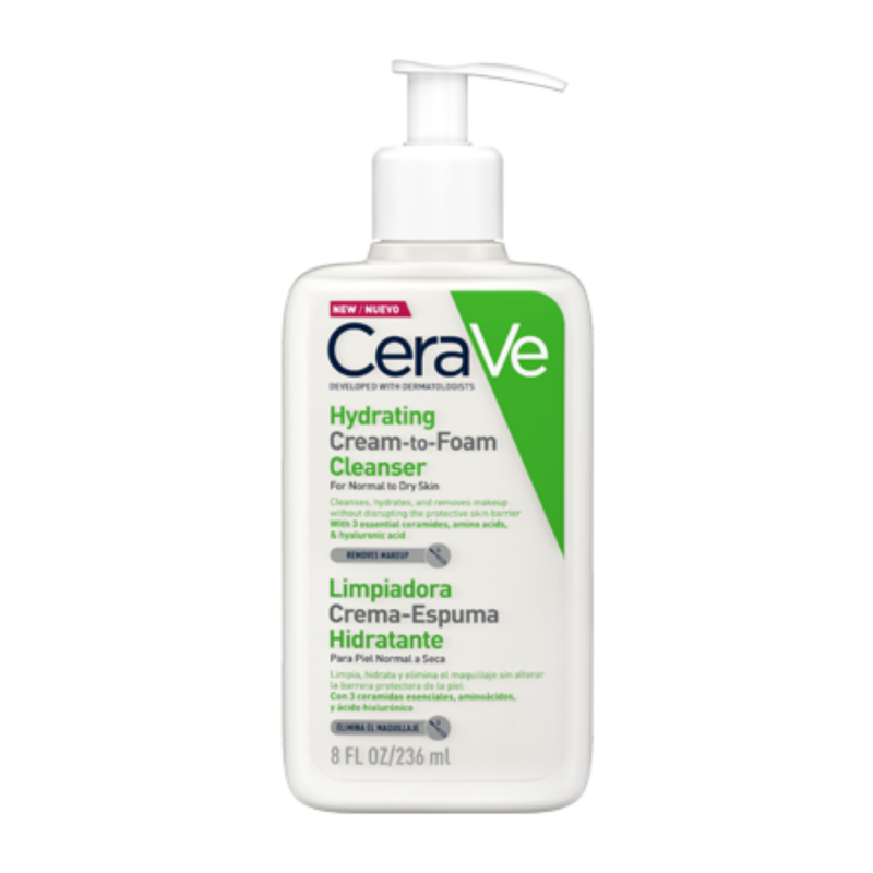 Limpiador Hidratante Crema a Espuma  - CERAVE 236ml