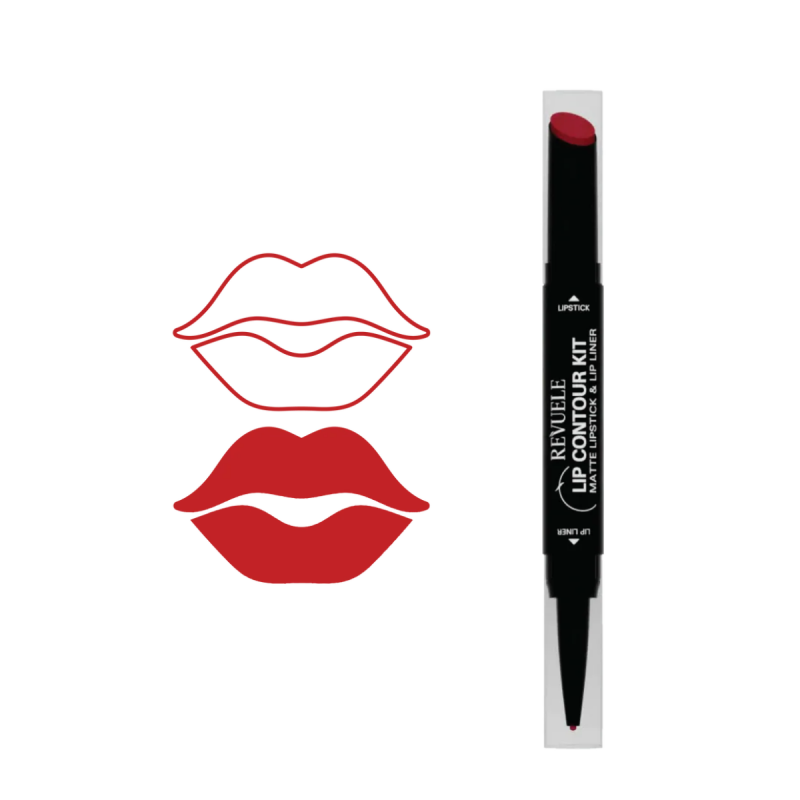 Labial Mate & Perfilador 2n1 - Lip Contour Kit 2 g