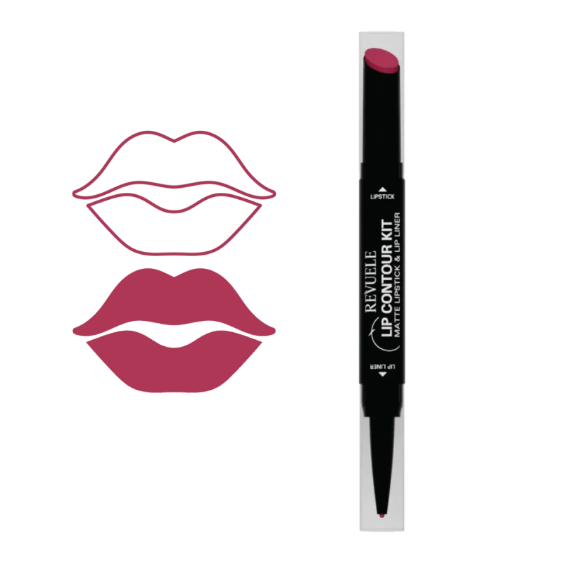 Labial Mate & Perfilador 2n1 - Lip Contour Kit 2 g