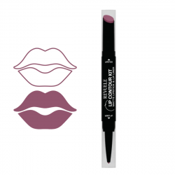 Labial Mate & Perfilador 2n1 - Lip Contour Kit 2 g