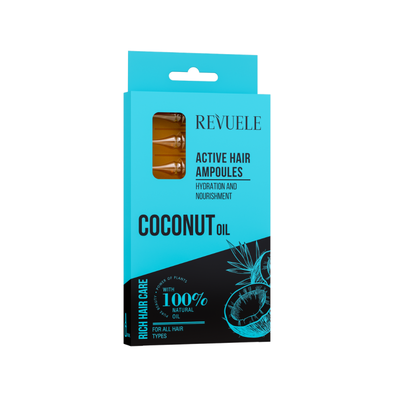 Ampollas de Tratamiento Capilar - Aceite de Coco 8pcs