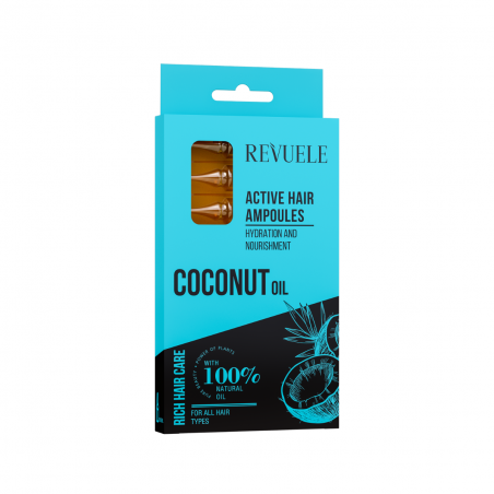 Ampollas de Tratamiento Capilar - Aceite de Coco 8pcs