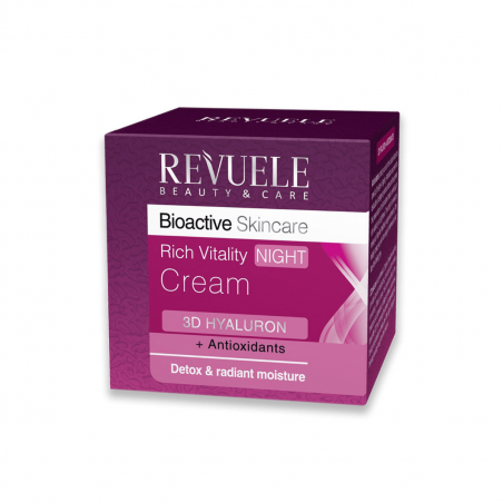 Crema de Noche Revitalizante - 3D Hyaluron + Anti-Oxidantes 50 ml