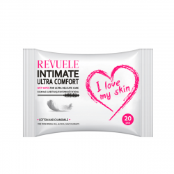 Toallitas Intimas - Algodón & Manzanilla 20 pcs