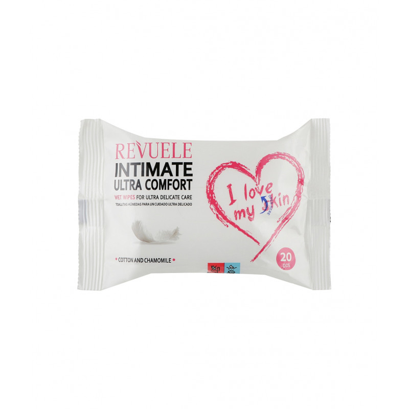 Toallitas Intimas - Algodón & Manzanilla 20 pcs