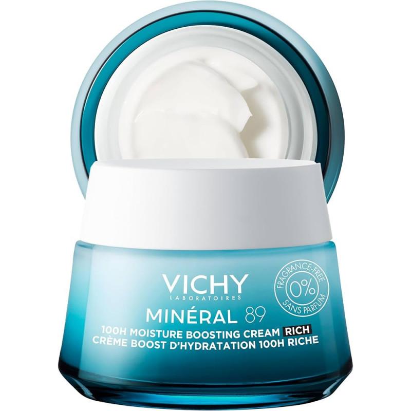 Crema Hidratante  Intensiva 100H Textura Rica Mineral 89 - 50 ml