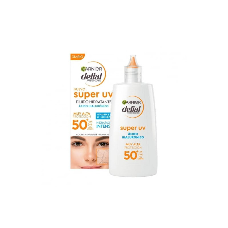 Protector Solar Hidratante Ácido Hialuronico + Vitamina E - FPS 50+ - 40 ml