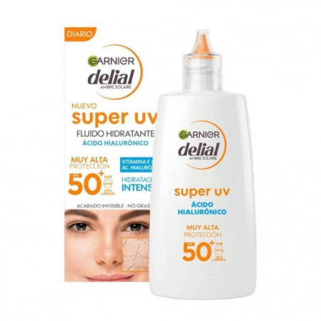 Protector Solar Hidratante Ácido Hialuronico + Vitamina E - FPS 50+ - 40 ml