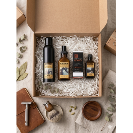 Caja de Regalo para el Cuidado Masculino Davines P&L + Dermolab - 4 pcs