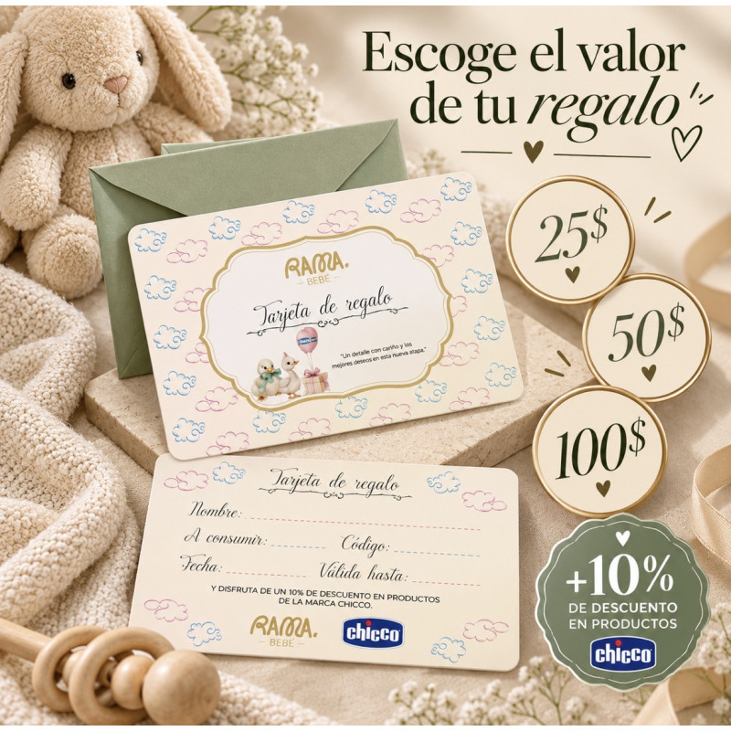 Tarjeta de Regalo para Bebés