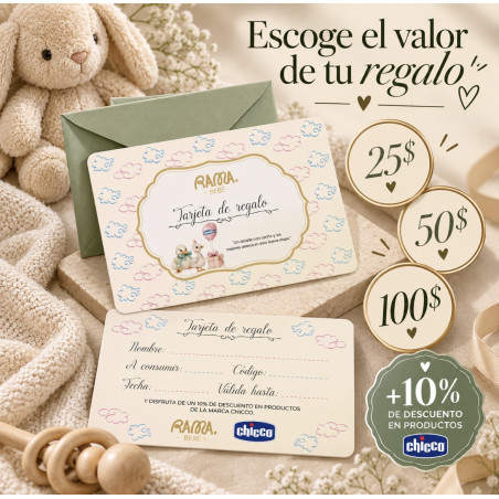 Tarjeta de Regalo para Bebés