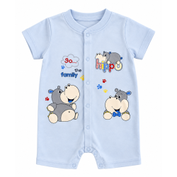 Body Azul Estampado - para Bebés 1pcs