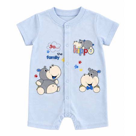 Body Azul Estampado - para Bebés 1pcs