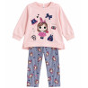 Conjunto Enguatada Rosa + Pantalón - para Niñas 2pcs