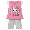 Conjunto Blusa Rosa + Pantalón - para Niñas 2pcs