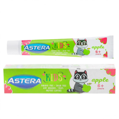 Pasta Dental Infantil ASTERA KIDS Apple 6+ años.