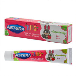 Pasta Dental Infantil ASTERA KIDS Fresa 0+ años.