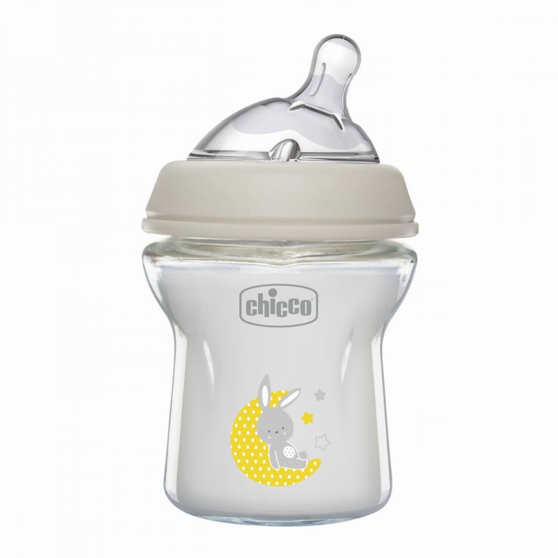 NF - Biberón Cristal Gris 0m+ 150ml NF - Biberón Cristal Gris 0m+ 150ml