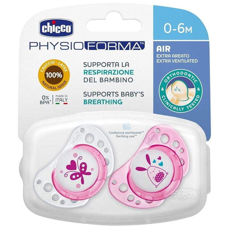 PF - Chupetes Air Rosas 0-6m PF - Chupetes Air Rosas 0-6m
