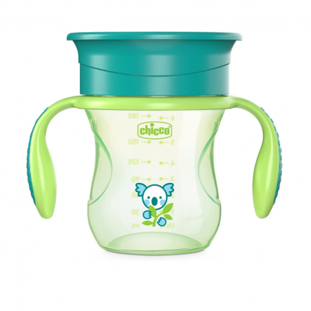 Taza Perfecta Verde 12m+ 200 ml