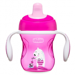 Taza Entrenamiento Rosa 6m+ 200 ml