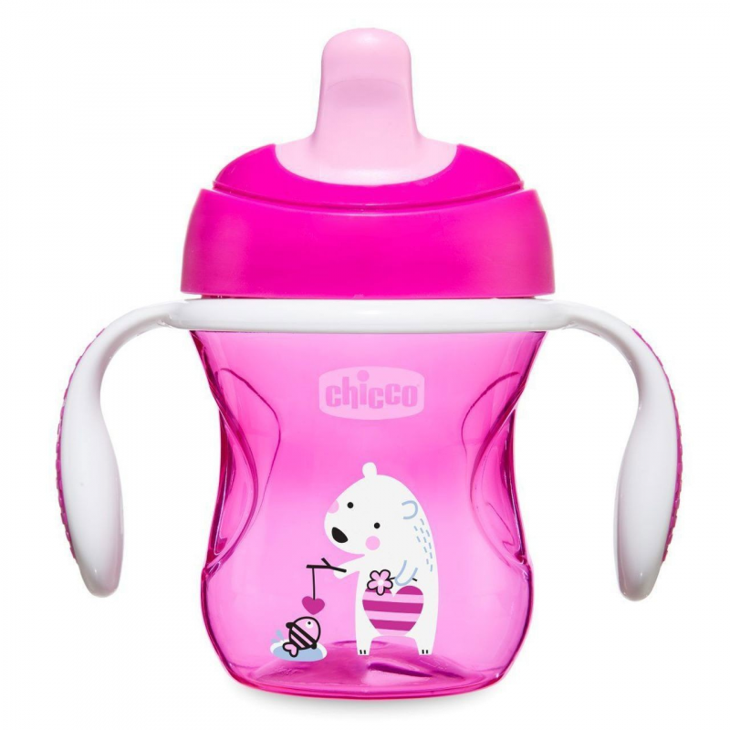 Taza Entrenamiento Rosa 6m+ 200 ml Taza Entrenamiento Rosa 6m+ 200 ml