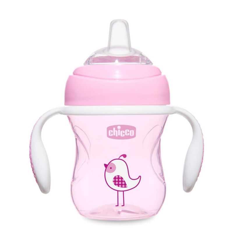 Taza Transición Rosa 4m+ 200 ml