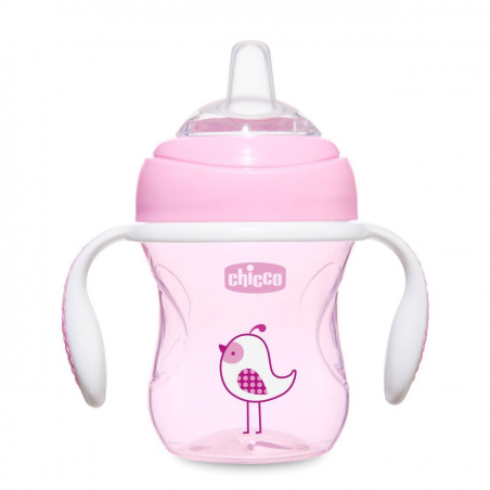 Taza Transición Rosa 4m+ 200 ml