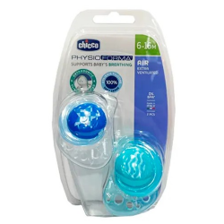 PF - Chupetes Silicona Air Azul 6-16m