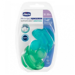 PF - Chupetes Soft Azul&Verde 16-36m