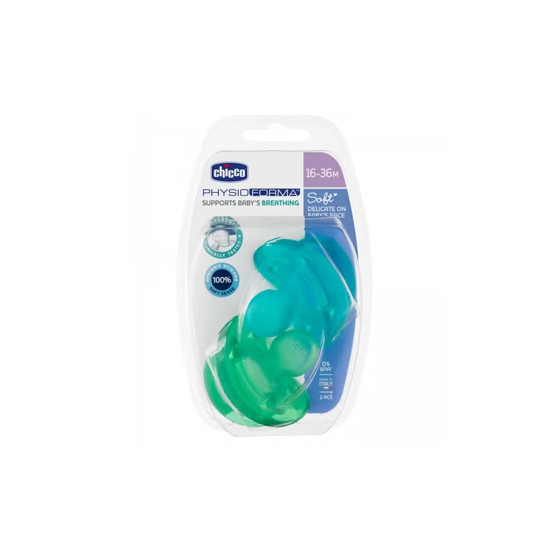 PF - Chupetes Soft Azul&Verde 16-36m PF - Chupetes Soft Azul&Verde 16-36m