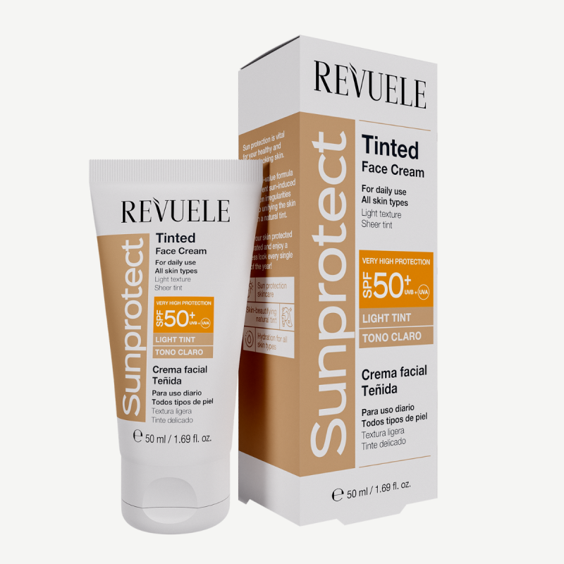 Protector Solar con Color 50+ SPF - Tono Claro  50 ml