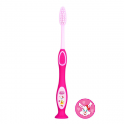 Cepillo Dental Rosa  3-6 años